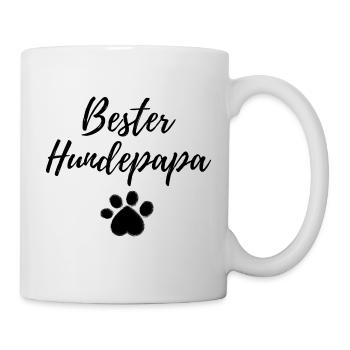 Hundepapa Tierfreund Hund Dog Daddy Geschenkidee - Tasse - Weiß - Rechts