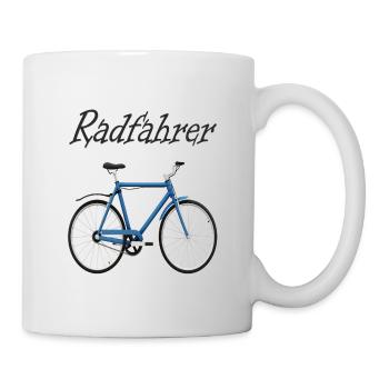 Conception de vélo - Mug blanc - blanc - Droite