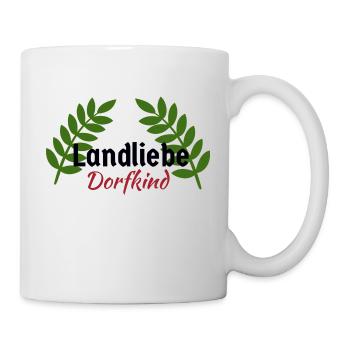 Dorfkind - Tasse - Weiß - Rechts