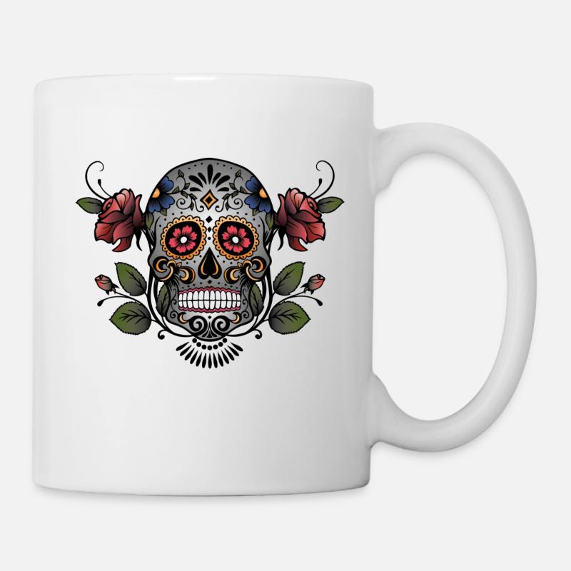 Sugar Skull - Mug blanc - blanc