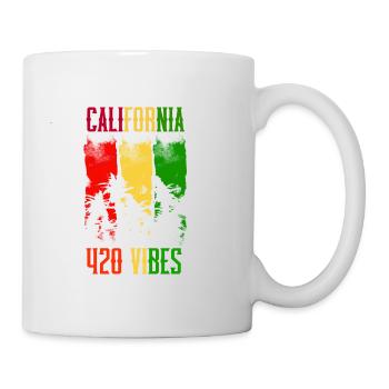 CALIFORNIA 420 VIBES - Tasse - Weiß - Rechts