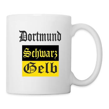 Dortmund die besten Fans - Tasse - Weiß - Rechts
