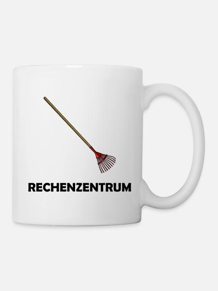 Rechenzentrum Gartenarbeit Hobbygärtner - Tasse - Weiß