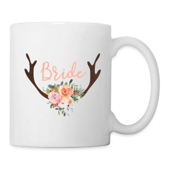 Bois Fleurs Boho Team Bride 1 - Mug blanc - blanc - Droite