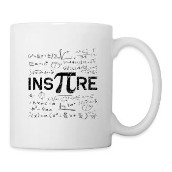 Inspire Mathe - PI - Mathematiker - Tasse - Weiß - Rechts