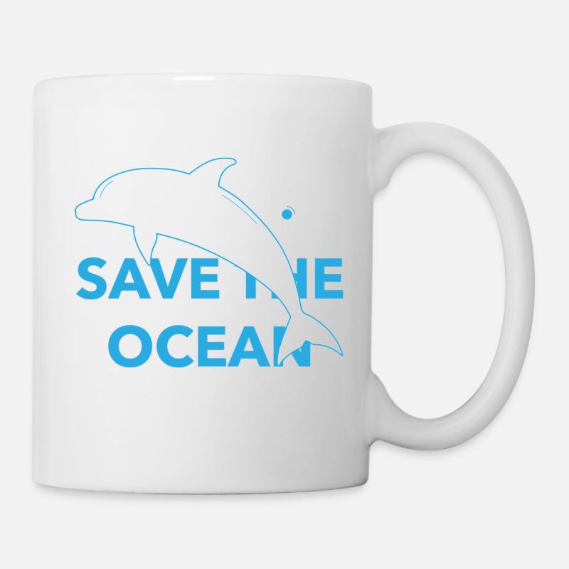 Save The Ocean - Tasse - Weiß