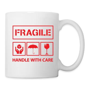 Fragile - Mug - white - Right