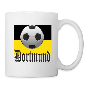 Dortmund Fussball Design - Tasse - Weiß - Rechts