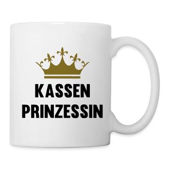 Kassen Prinzessin - Tasse - Weiß - Rechts