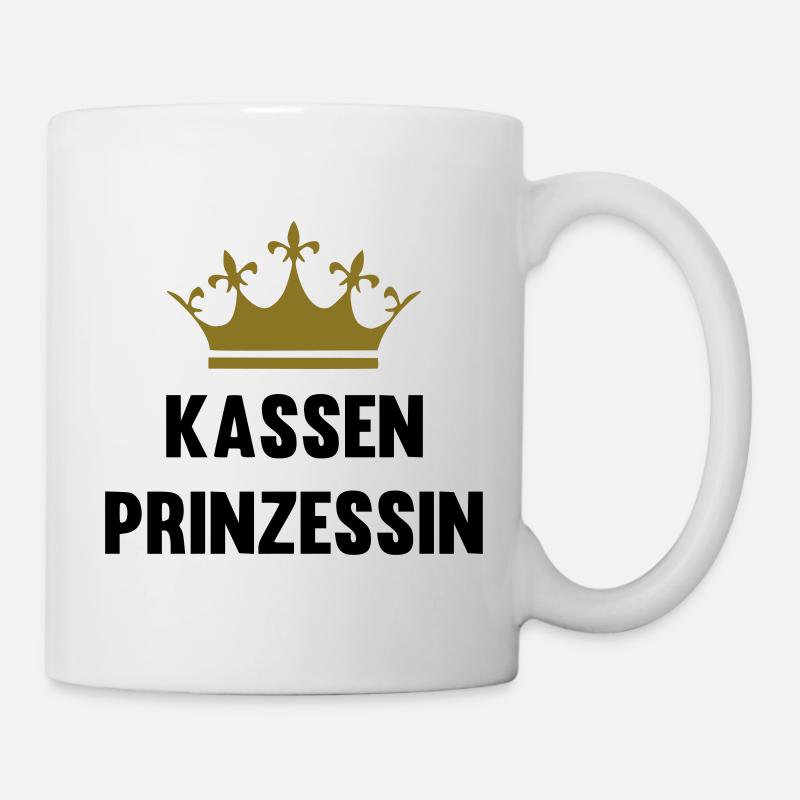 Kassen Prinzessin - Tasse - Weiß