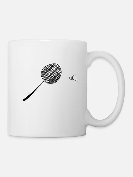 Tennis Federball - Tasse - Weiß