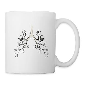Bronchi Anatomy - Mug - white - Right
