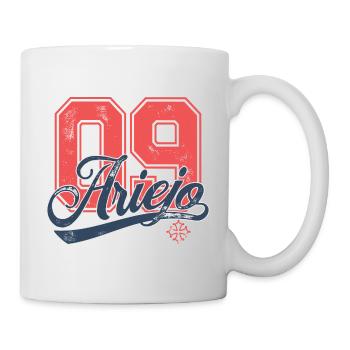 09 Ariejo (Ariège) Vintage - Tasse - Weiß - Rechts