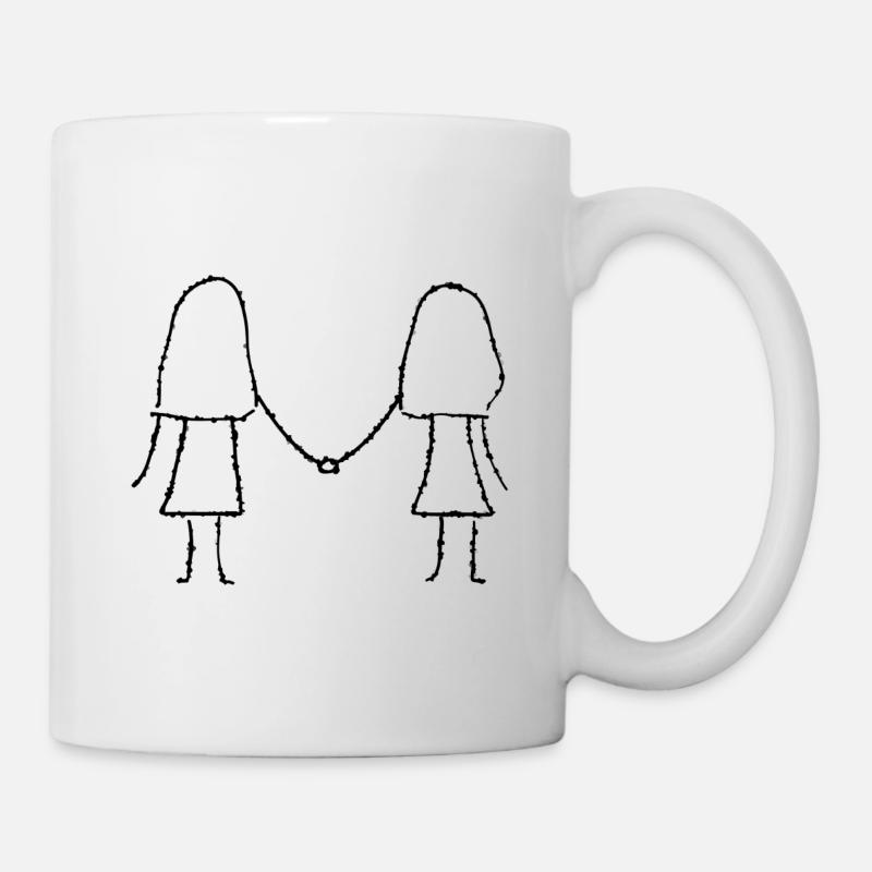 Beste Freunde - Tasse - Weiß