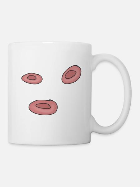 Blutzelle Zellen - Tasse - Weiß
