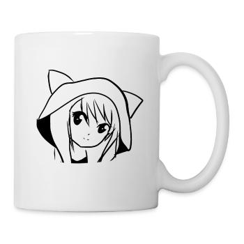 Anime Fille Manga - Mug blanc - blanc - Droite