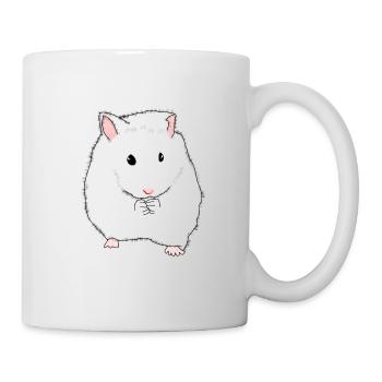 Hamsters eat animals - Mug - white - Right