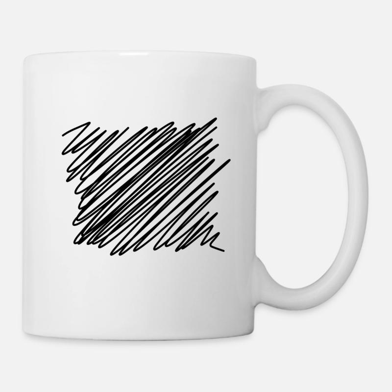 Draw lines - Mug - white