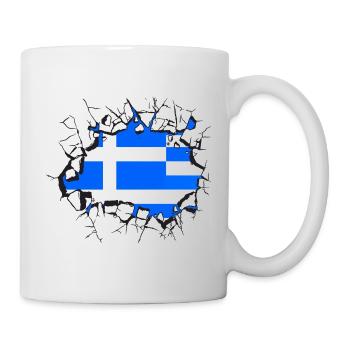 Grèce - Mug blanc - blanc - Droite