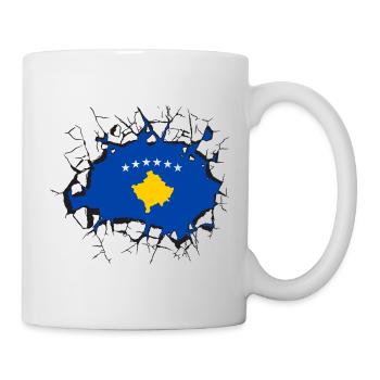 Kosovo - Tasse - Weiß - Rechts