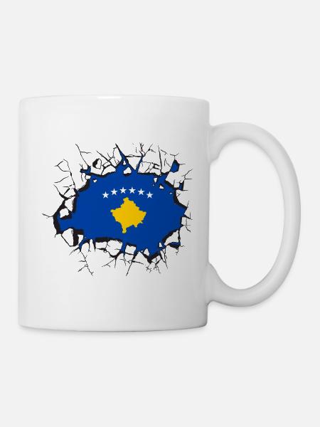 Kosovo - Tasse - Weiß