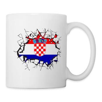 Kroatien - Tasse - Weiß - Rechts