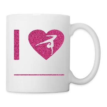 I Love Gymnastics, Gymnastics, Gymnast - Tasse - Weiß - Rechts
