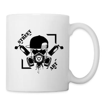 Street Art Pulvérisateur - Mug blanc - blanc - Droite