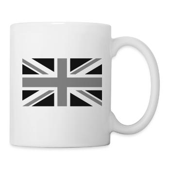 Grey Britain Flag - Tasse - Weiß - Rechts