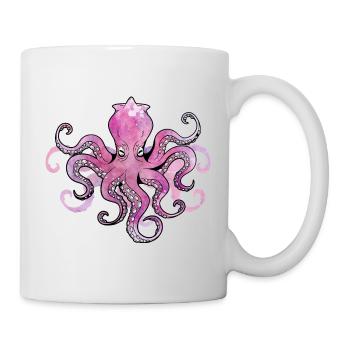 OKTOPUS KRAKEN TINTENFISCH - Tasse - Weiß - Rechts