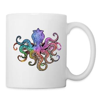 TINTENFISCH KRAKE OKTOPUS - Tasse - Weiß - Rechts