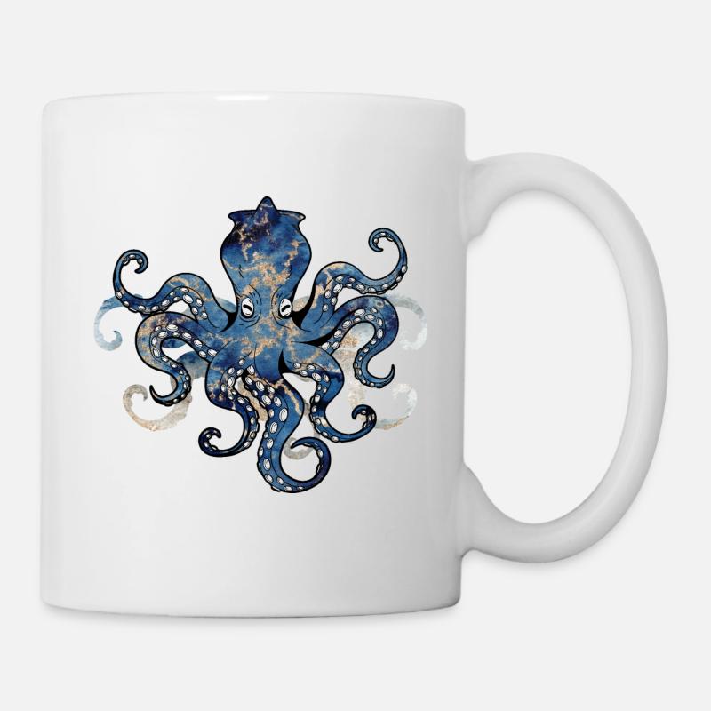 TINTENFISCH KRAKE - Tasse - Weiß