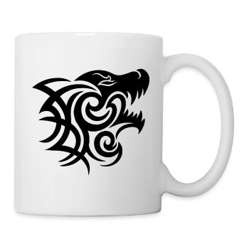 Tribal Werewolf - Mug - white - Right
