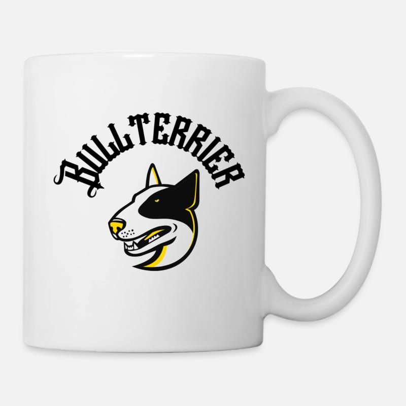 Bullterrier - Tasse - Weiß