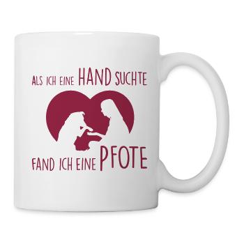 Als ich eine Hand suchte - Tasse - Weiß - Rechts