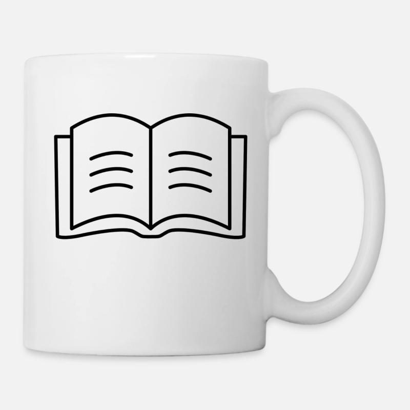 Buch - Tasse - Weiß