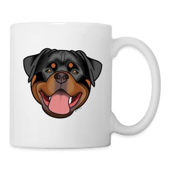 Rottweiler - naturel - Mug blanc - blanc - Droite