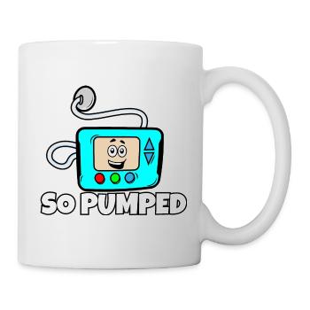 Sensibilisation au diabète I Diabétique I Pompe à insuline I So - Mug blanc - blanc - Droite