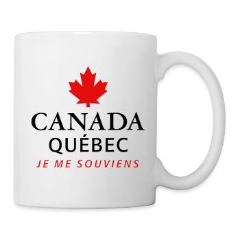 Kanada Quebec Maple Leaf Ahornblatt I love Canada - Mug - white - Right