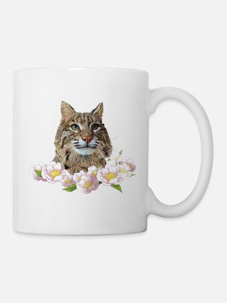 Luchs - Tasse - Weiß