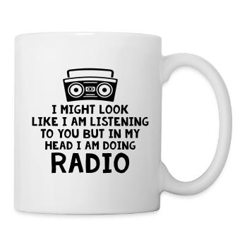 Radio - Mug blanc - blanc - Droite