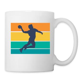 handballer handball - Tasse - Weiß - Rechts