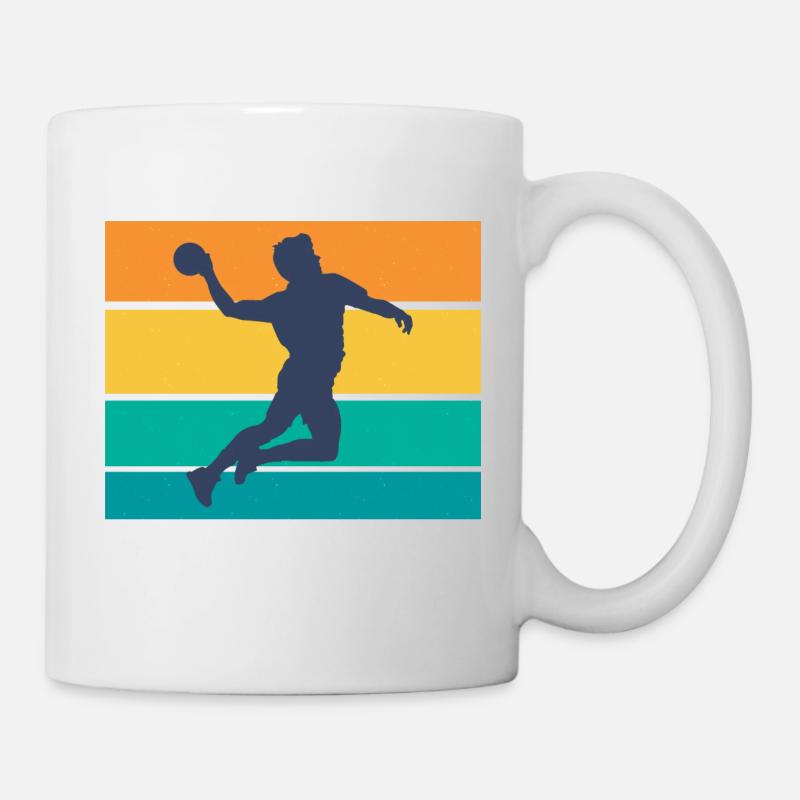 handballer handball - Tasse - Weiß