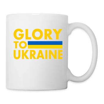 Glory to ukraine - Tasse - Weiß - Rechts