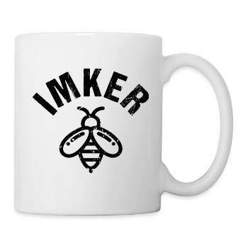 Imker Honigbiene - Tasse - Weiß - Rechts