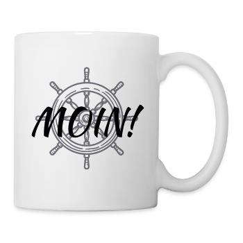 Moin - Tasse - Weiß - Rechts