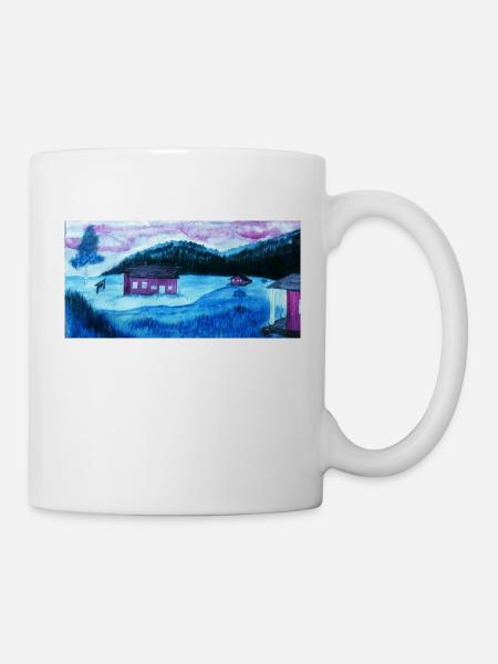Landschaft 2 - Tasse - Weiß