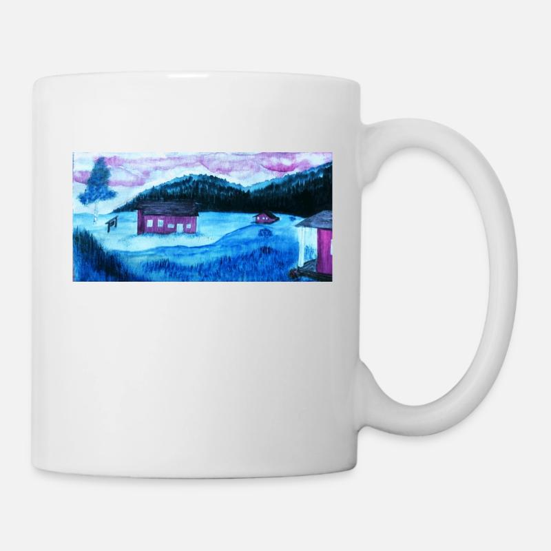 Landschaft 2 - Tasse - Weiß