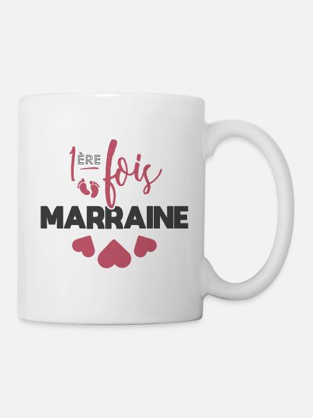 Première fois marraine - Mug blanc - blanc