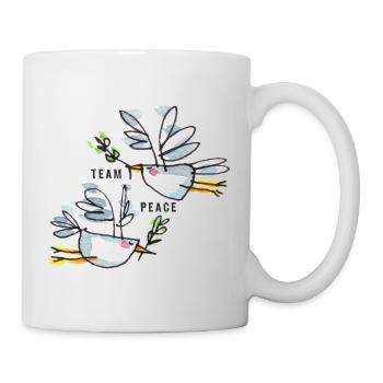 Peace / Flying for Peace – Team Peace - Mug - white - Right